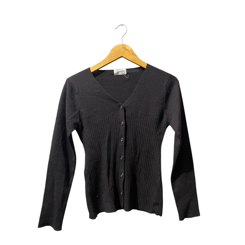 Cardigan hitam lidi lidi