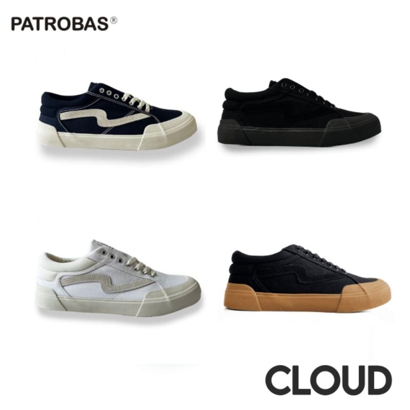 Patrobas Cloud Low Black White / Off-White / All-Black / Black Gum Original