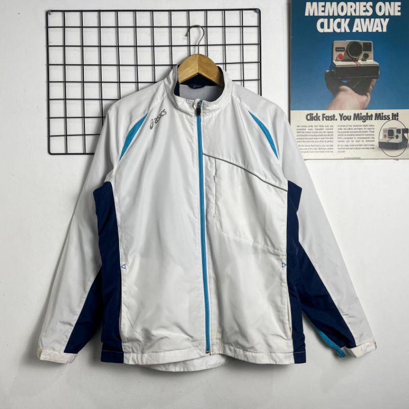 JAKET ASICS WINDBREAKER ASICS SECOND ORIGINAL