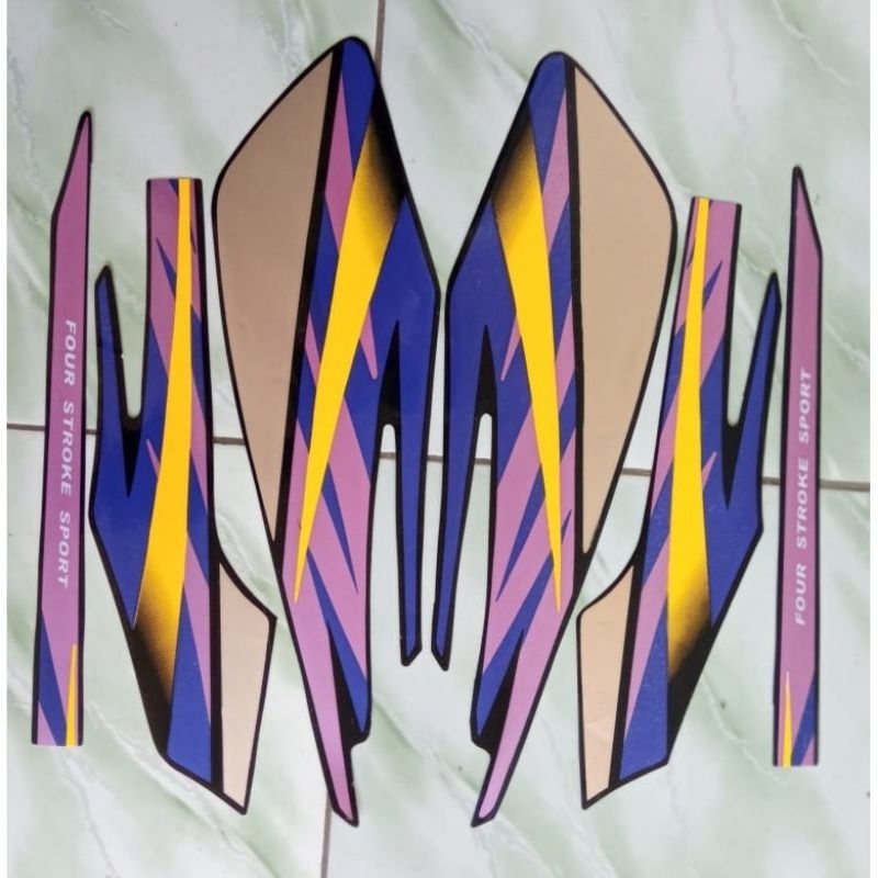 Striping GL max tahun 1997-1998 biru ungu