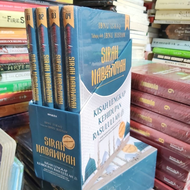 Buku Original • Boxset Lengkap 4 Jilid Kisah Lengkap Kehidupan Rasullulah / SIRAH NABAWIYAH / IBNU I