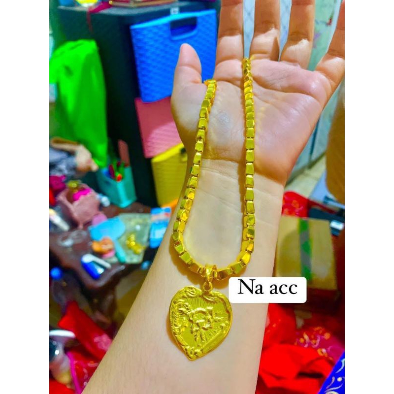 kalung padi 5 suku Buntet lapis emas