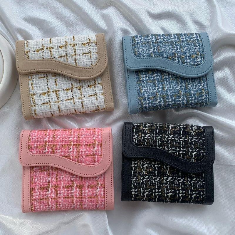 Dompet Lipat Wanita Saylor Dompet Wanita Kanvas Premium - Dompet Kartu Import - Dompet Mini Wanita
