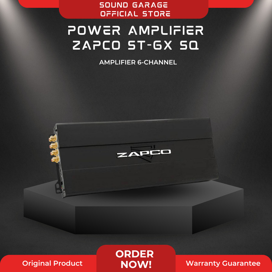 POWER AMPLIFIER 6-CHANNEL ZAPCO ST-6X SQ
