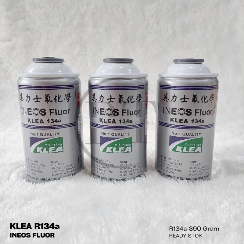 KLEA R134 R134A FREON KLEA KALENG R134A / FREON HFC 134A 390 GRAM R134 KLEA INSTAN GOJEK GRAB