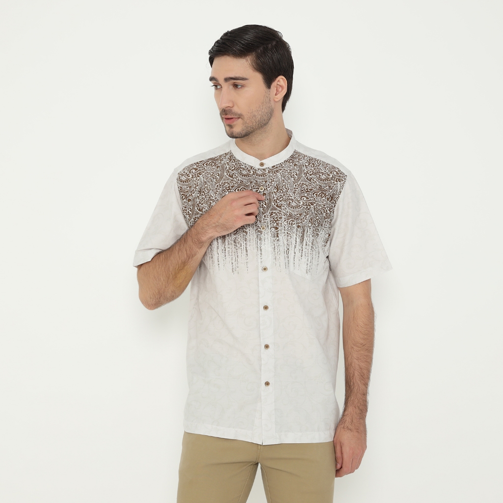 Platini Kemeja Koko Pria Lengan Pendek Katun 931353