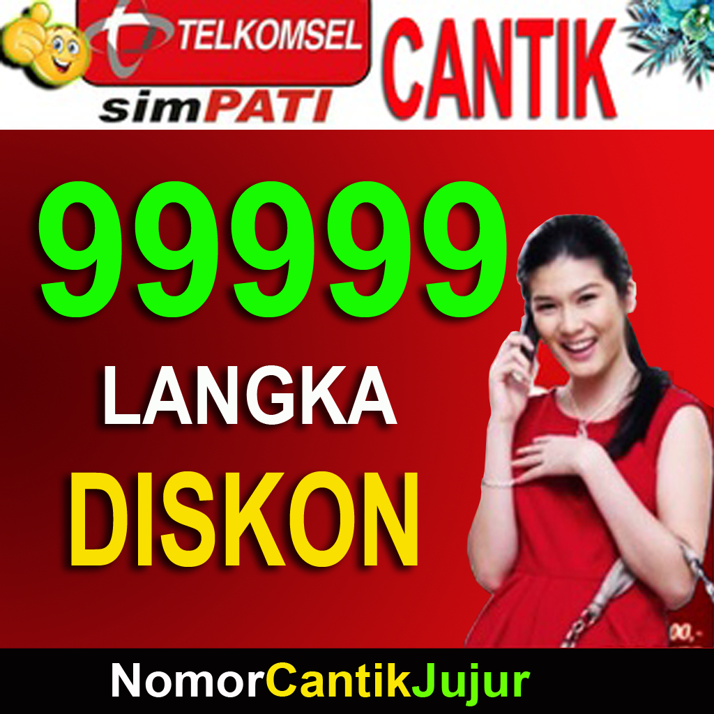 NOMOR CANTIK TELKOMSEL SIMPATI PANCA 99999 MURAH