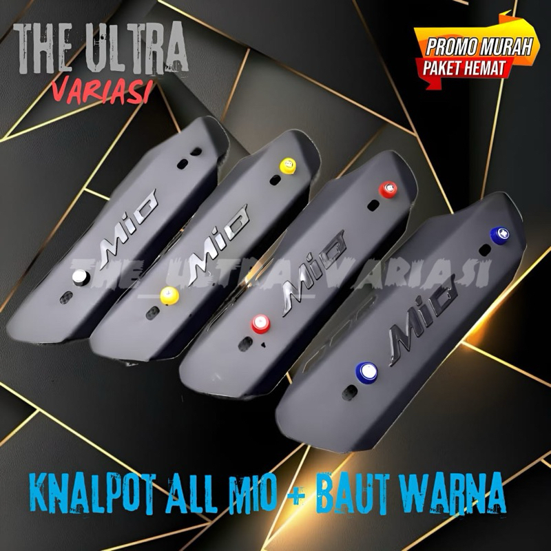 TAMENG KNALPOT UNIVERSAL MIO J MIO M3 MIO SOUL MIO GT MIO S MIO 125 MIO SPORTY MIO SMILE MIO Z / COV