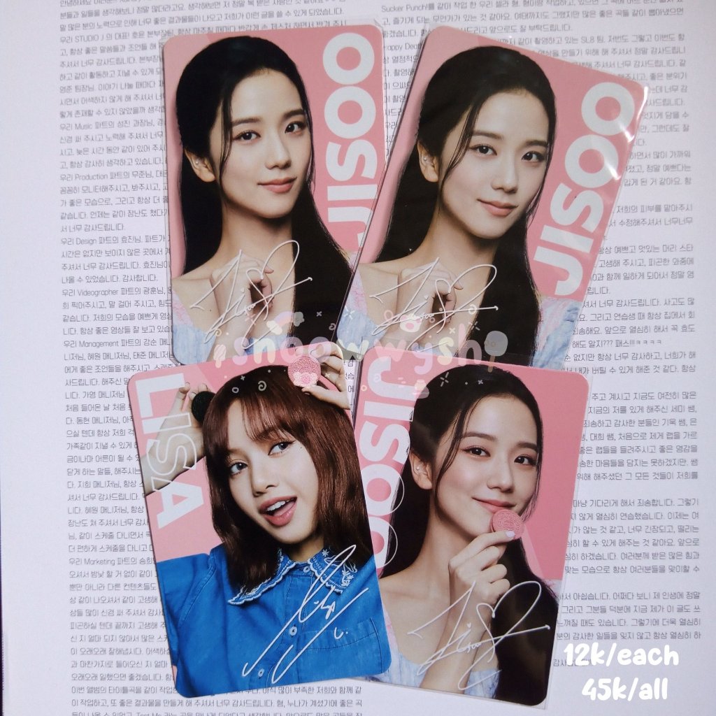 PC BLACKPINK OREO LISA JISOO