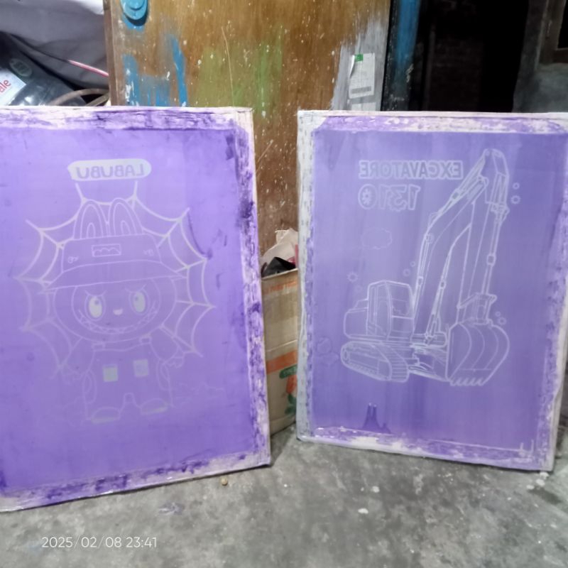 

screen sablon styrofoam 50x33
