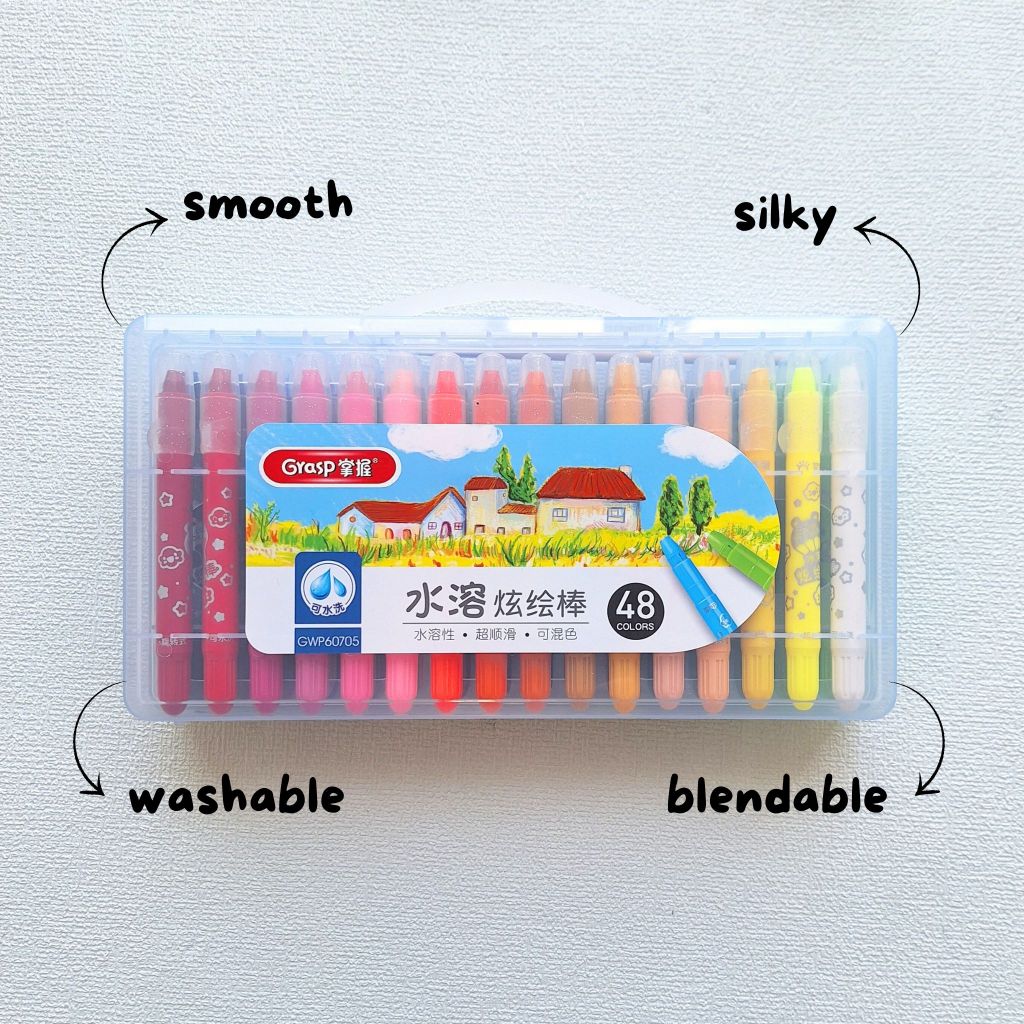 

Crayon 48 warna Grasp Mata SEDANG