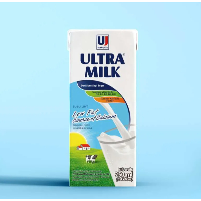 

Ultra Milk Low Fat Plain 250 ml [1 DUS, 24 PCS]