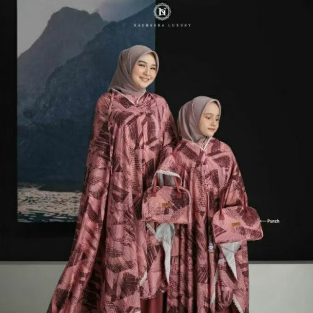 HANINNA AFSHEEN MUKENA COUPLE TERBARU NADHEERA LUXURY ORI READY STOK