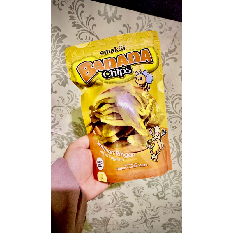 

Keripik Pisang Gurih Crispy 200 Gram
