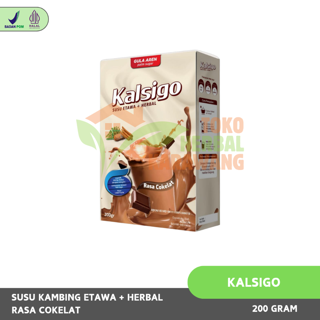 

Kalsigo - Susu Kambing Etawa Rasa Cokelat Isi 200gr