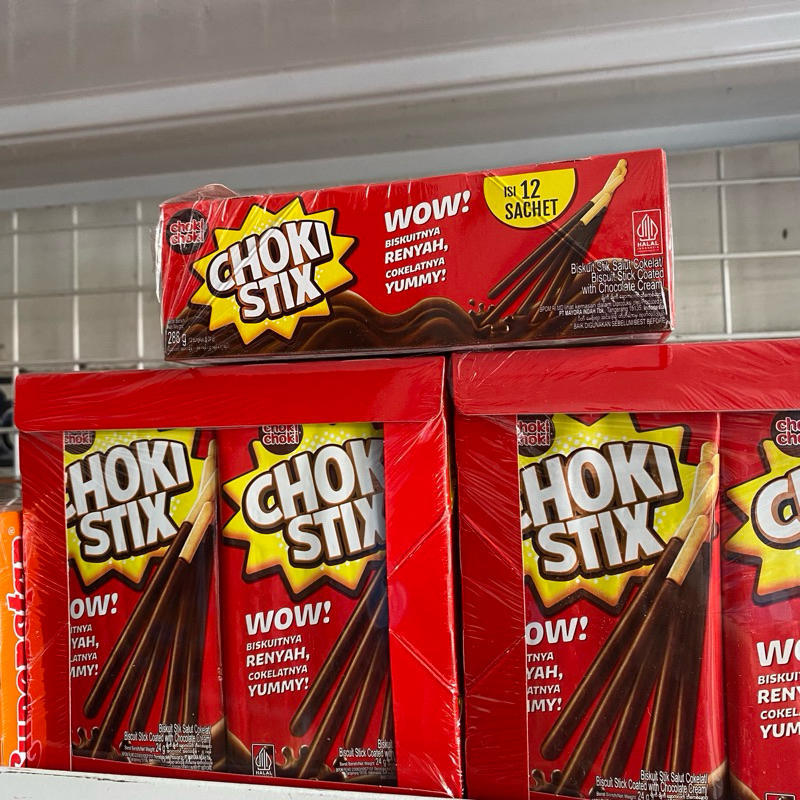 

choki stick 1 box isi 12 sachet