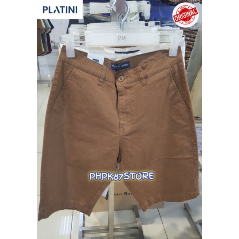 Celana pendek pria katun PLATINI