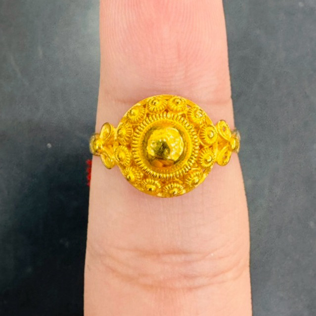 Cincin Mewah Bali Stupa Borobudur Kendari Matahari Sugeng Etnik Ukir Emas Asli Kadar 875 & 700 20k 1