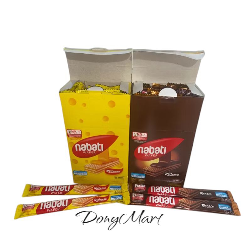 

Richeese Nabati Wafer Keju Coklat Box 120 Gr Isi 20 Pcs