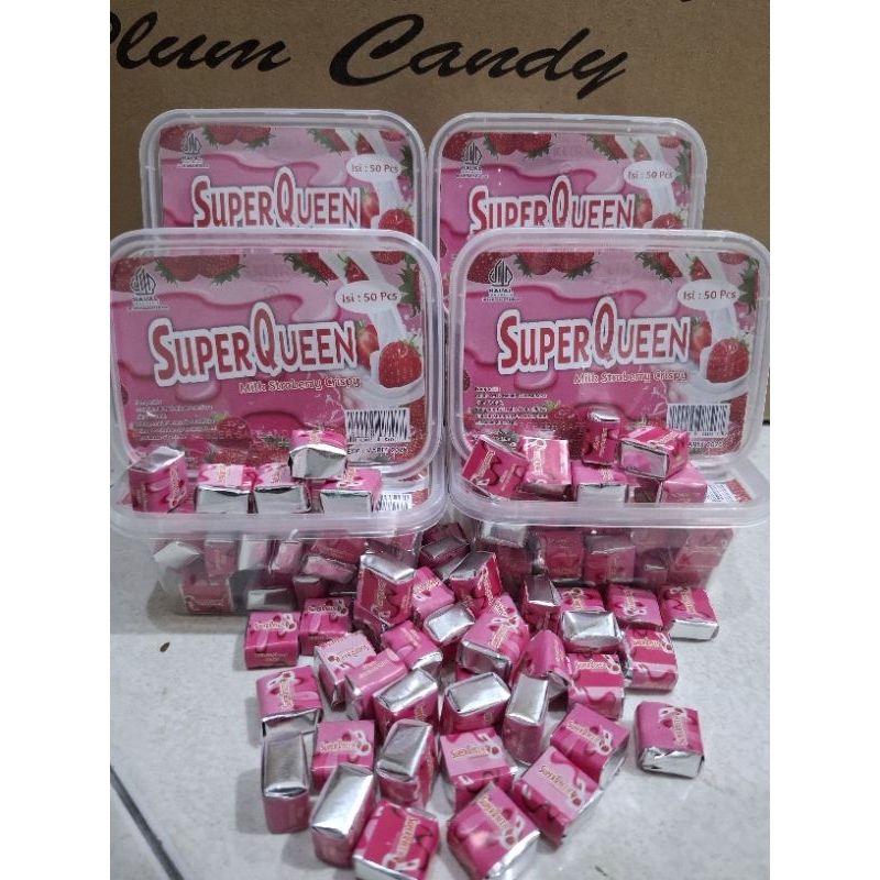 

TW // Super Queen milk strawbery (50 pcs)