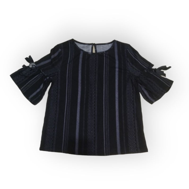 Atasan Wanita Crazy Angel Black Motif