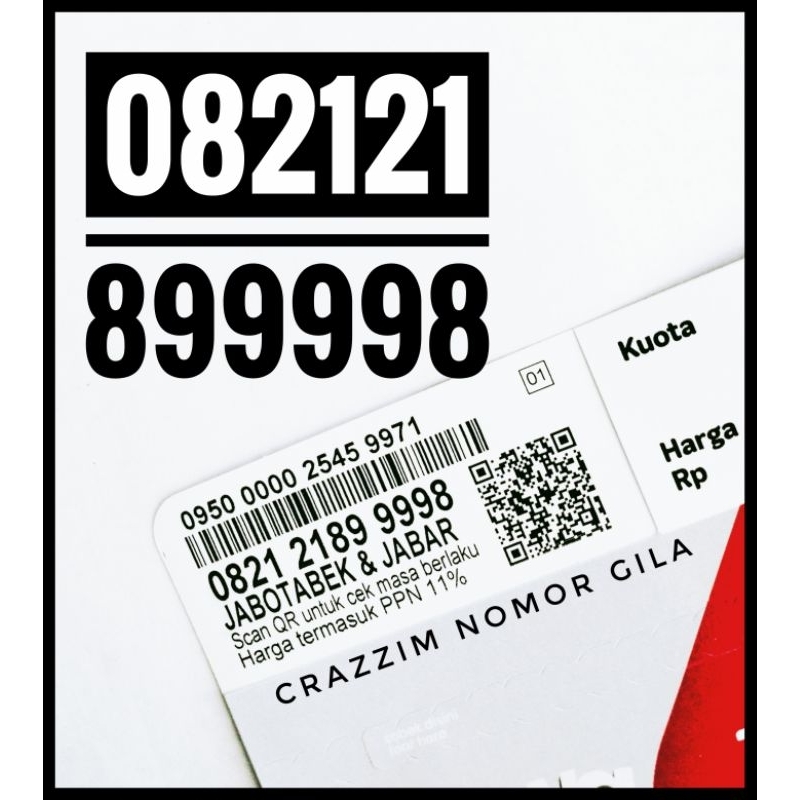 Nomor Cantik Telkomsel Simpati Naik Urut 9999. No Cantik Super 0821