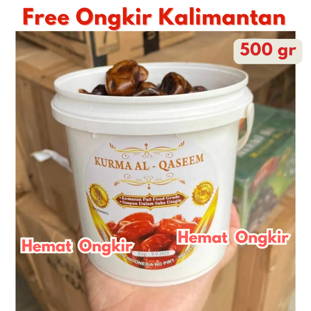 

Kurma al qassim qaseem ember 500gr Kurma Samarinda Kurma Balikpapan
