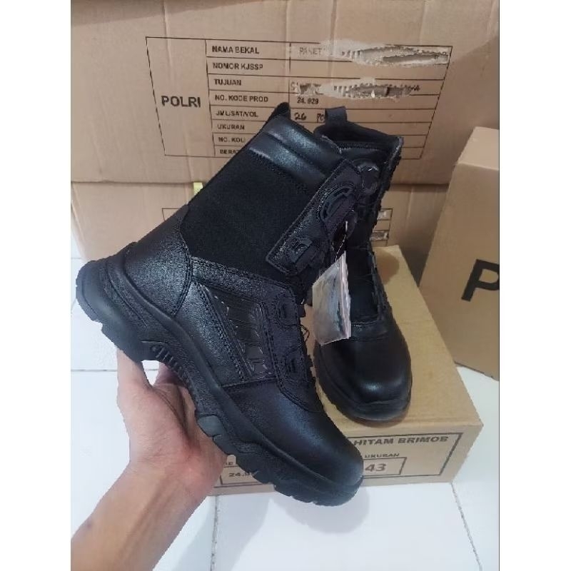 SEPATU PDL TALI PUTAR ASLI JATAH BRIMOB TAHUN 2024 (BOCOROCCO)