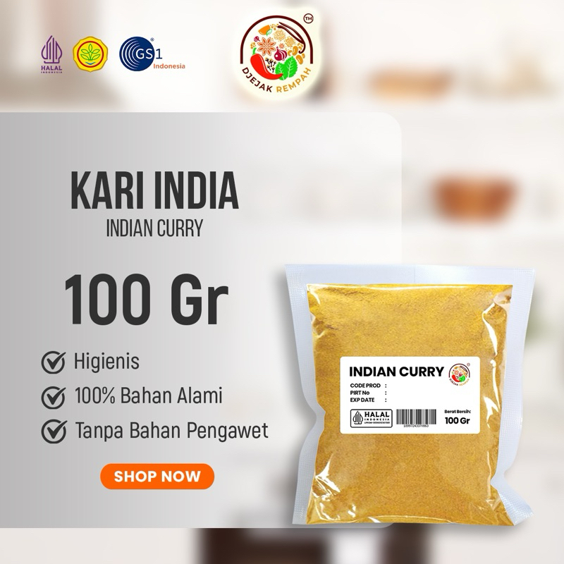 

Cahayadstore Indian Curry Kari India / Kare India / Curry Powder/ Bumbu Kare India (Kemasan 250Gr Sd