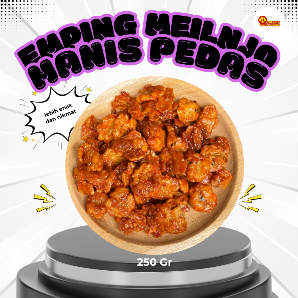 

EMPING MELINJO PEDAS MANIS 250 GRAM