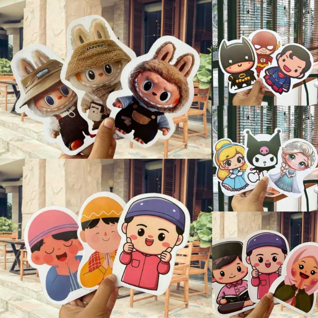 

Amplop Lebaran 3D lucu Labubu Kartun Super Hero