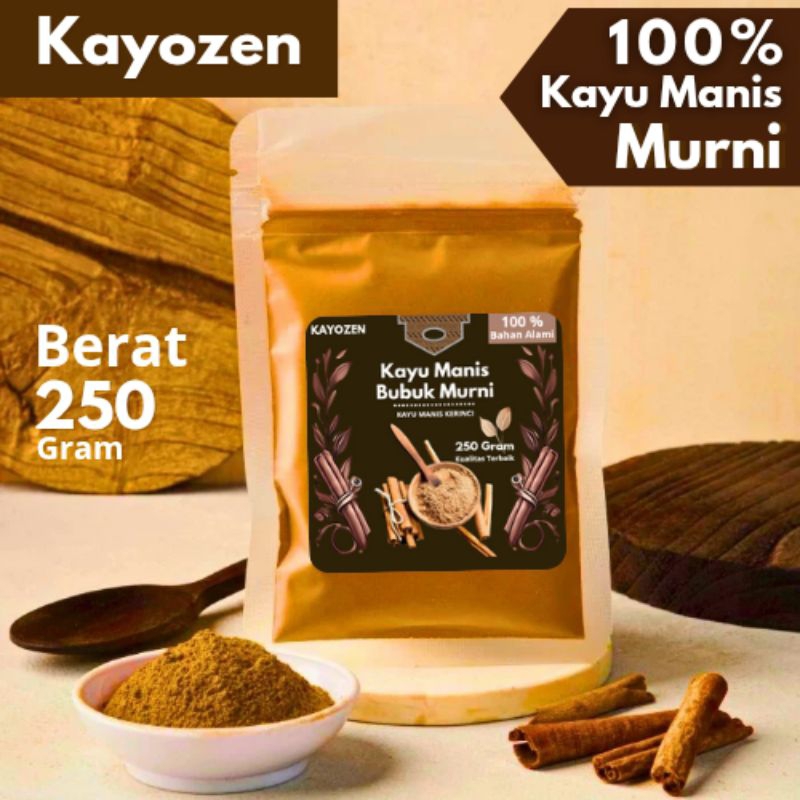 

Kayu Manis Bubuk Asli & Murni 100% Tanpa Campuran Asli Kerinci