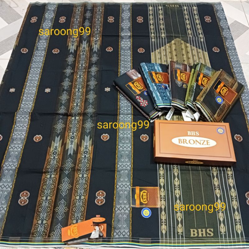 *SAROONG99* TERMURAH ORI SARUNG BHS CLASSIC BRONZE SONGKET, KAWUNG DOBBY dan JACQUARD, SKT KWG JSK B