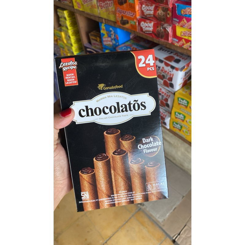 

chocolatos dark choco panjang pack 24