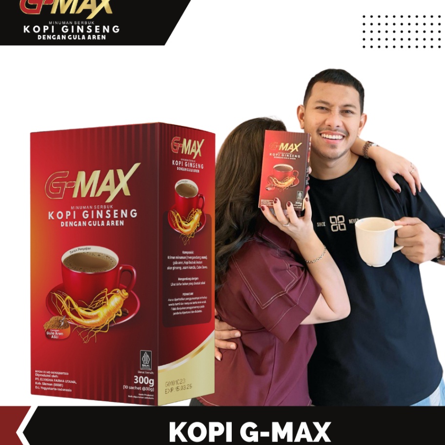 

COD GMAX Kopi Pria Lama tahan bikin tegak 2 jam Kopi Pria untuk Tahan Lama 1 Box Isi 1 Sache