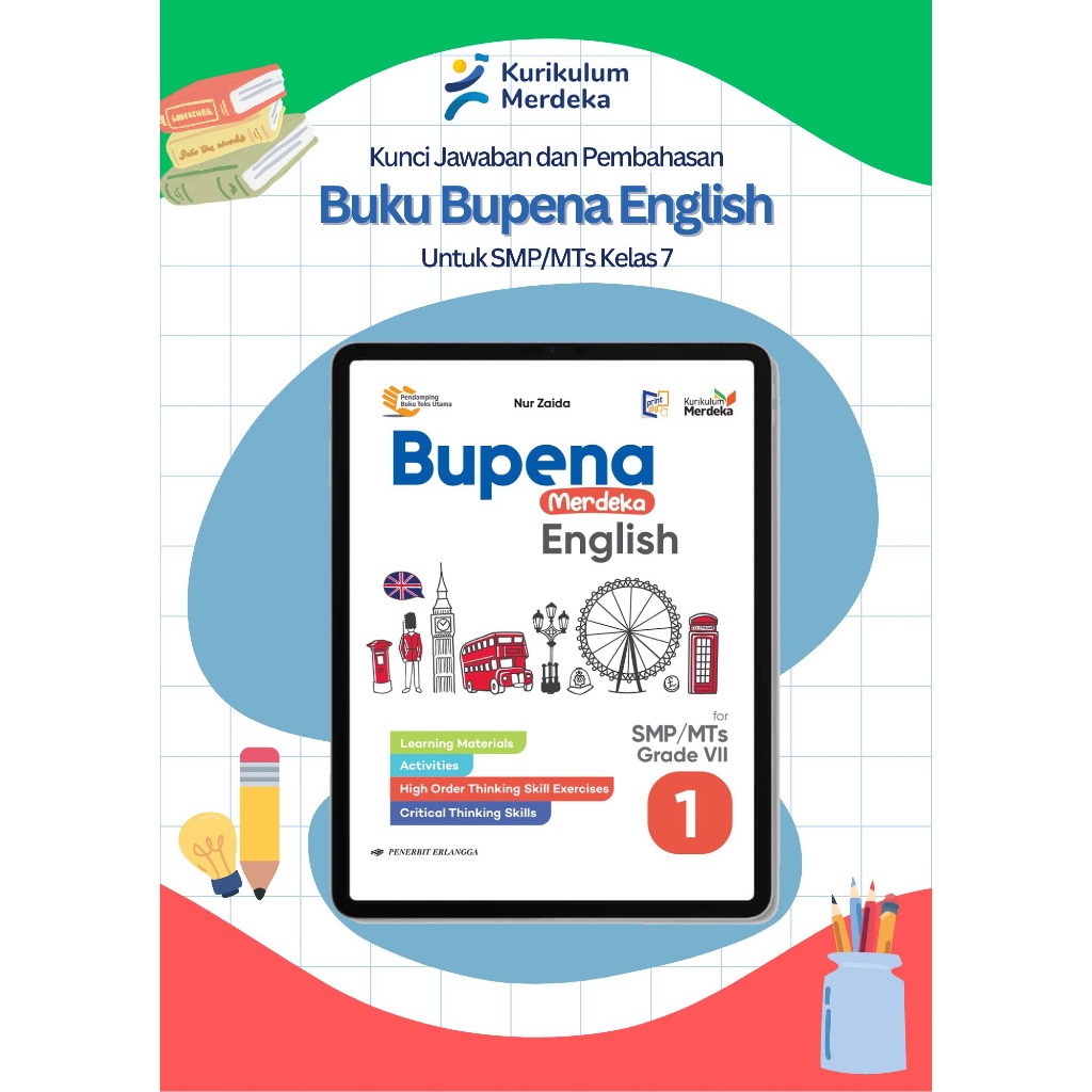 (FlLE) Kunci Jawaban Bupena English Kelas 7 SMP Disertai Pembahasan