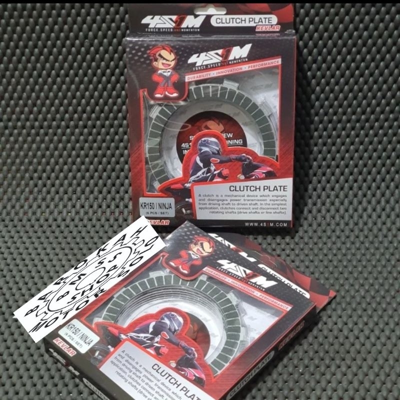 Kampas Kopling 4S1M Kawasaki Ninja 150 Kevlar