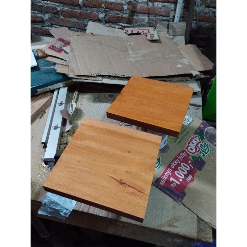 Papan kayu ambalan kayu mahoni daun meja