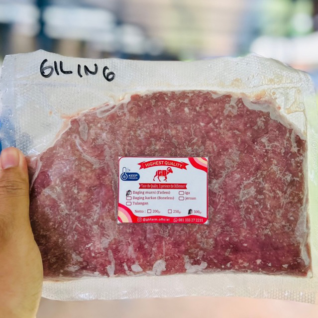 

Daging Giling Kambing Domba Muda Tanpa Lemak Premium - Lamb Mince Fatless