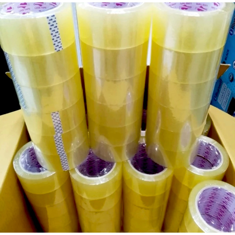 

1 Selop Lakban Bening Coklat 100yard , isi 6pcs, sangat lengket dan kuat