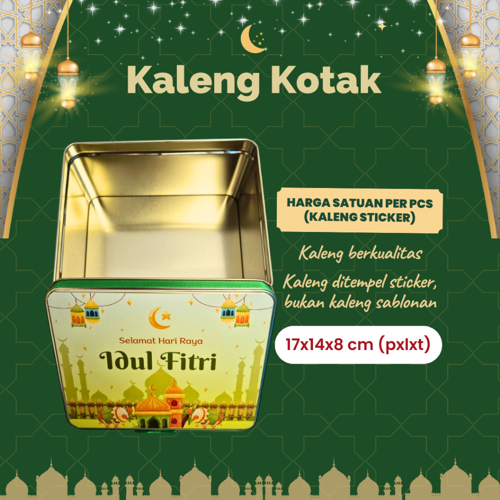 

KOTAK HAMPERS LEBARAN BOX HAMPERS TOPLES KUE KALENG SOUVENIR IDUL FITRI