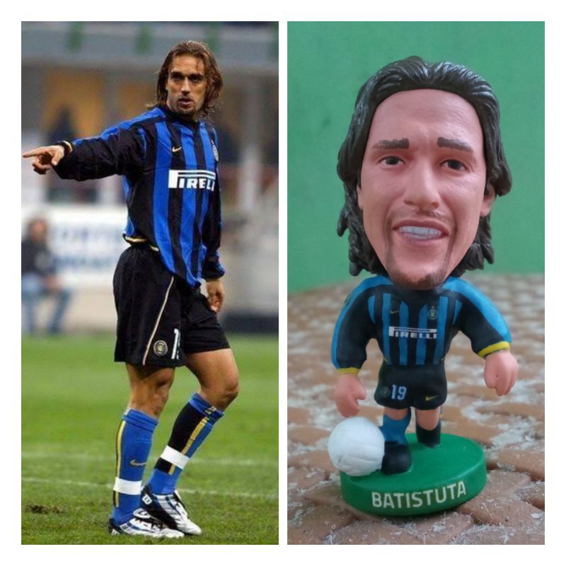 Pre Order Figure Soccer Custom Repaint Batistuta Inter Milan
