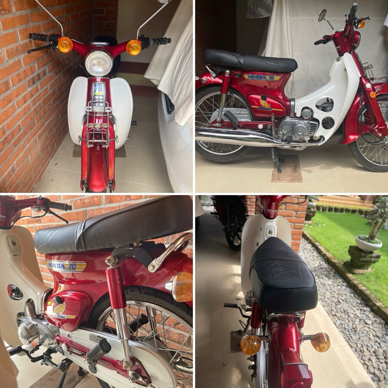 Sepeda Motor Honda Original C70 Klasik Terawat