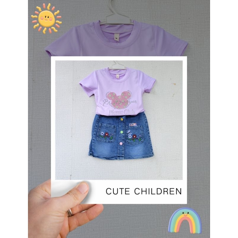 (ha) Set rok jeans Mickey