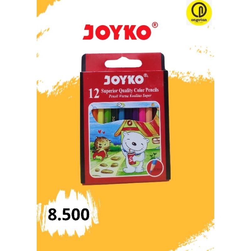 

pensil warna joyko pendek isi 12 warna