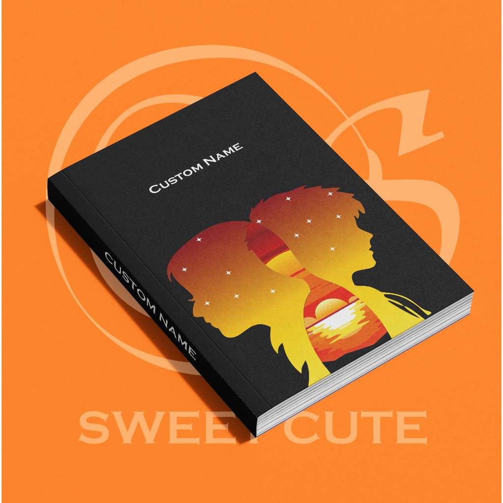 

[Soft Cover] 007_1 Buku Tulis Polos Custom Nama A5 Buku catatan estetik Isi 100 lembar