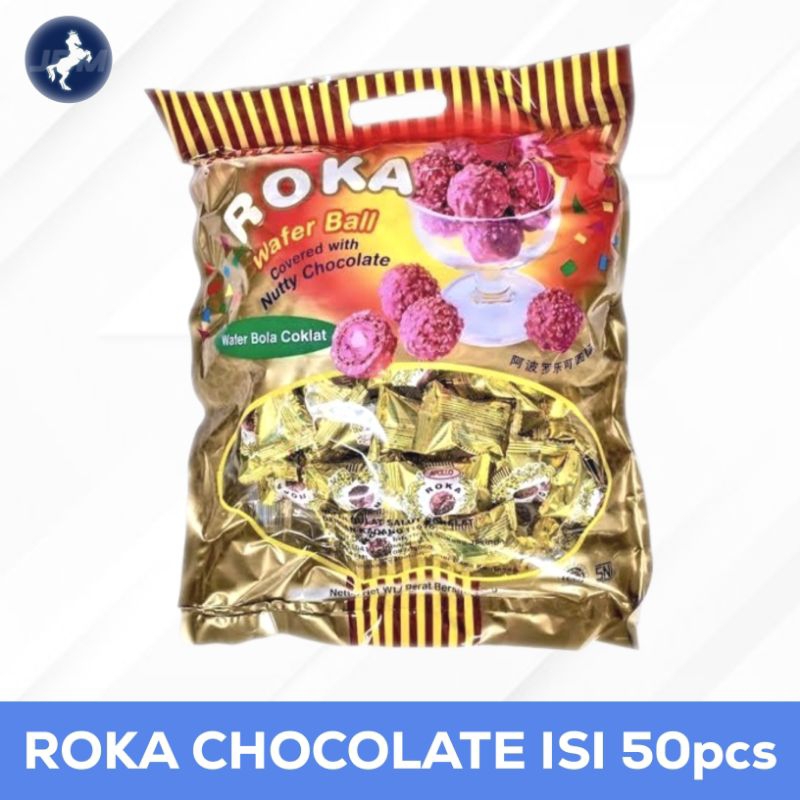 

Apollo Roka Wafer Ball Chocolate Isi 50pcs Promo