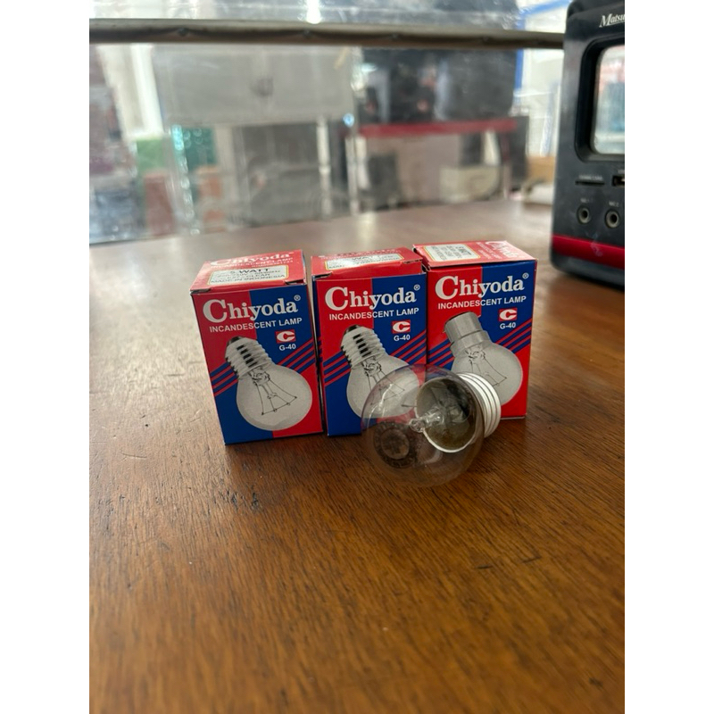 Lampu pijar CHIYODA 5watt G40 clear