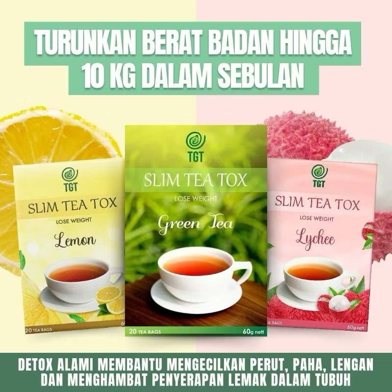 TGT SLIM TEA TOX TGT TEH DETOX TEH DIET PELANGSING BADAN