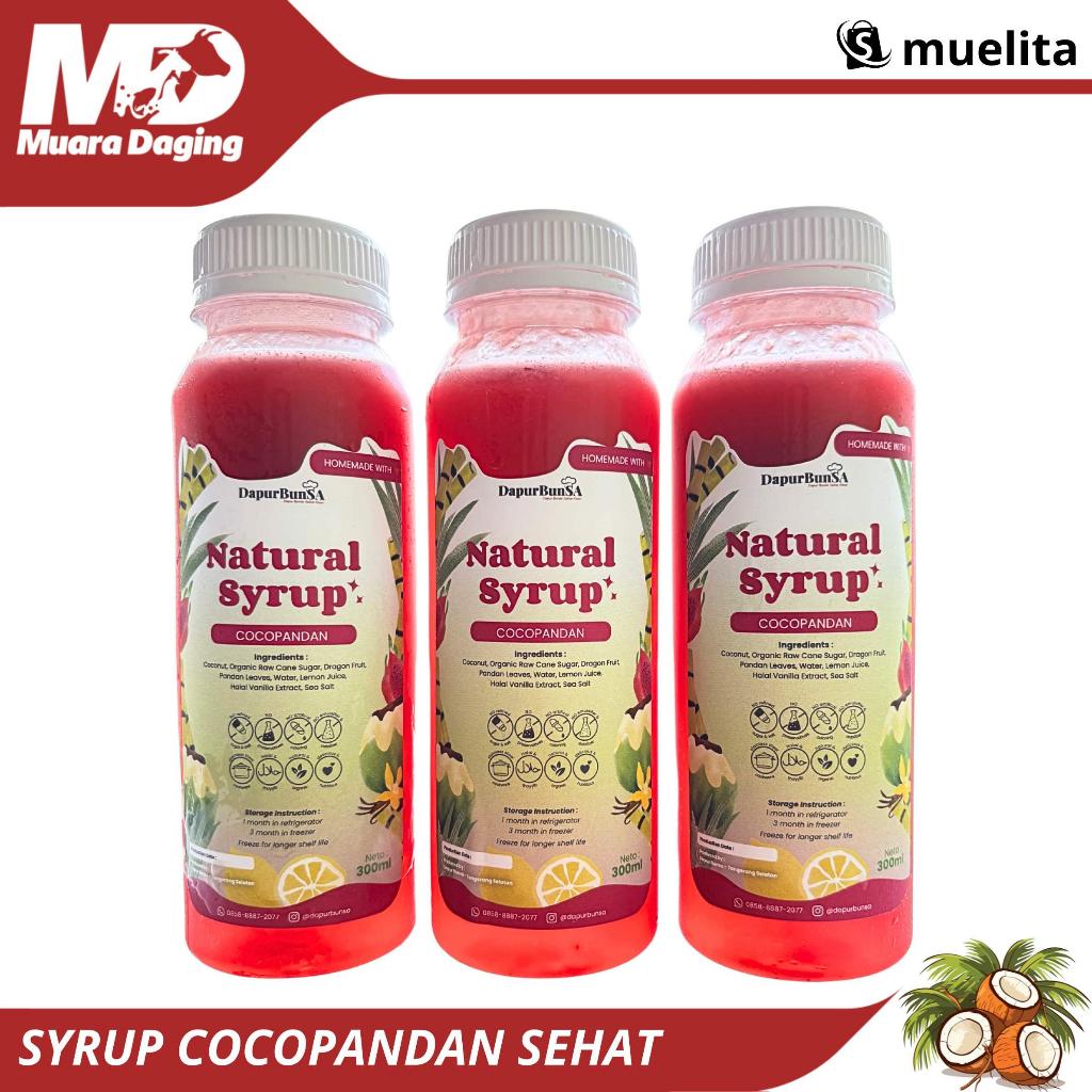 

DAPUR BUNSA Natural Syrup Cocopandan - PENGGANTI MARJ'AN